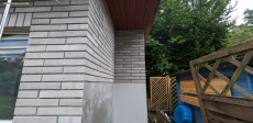 Verwandlung der Gartenhüttenfassade